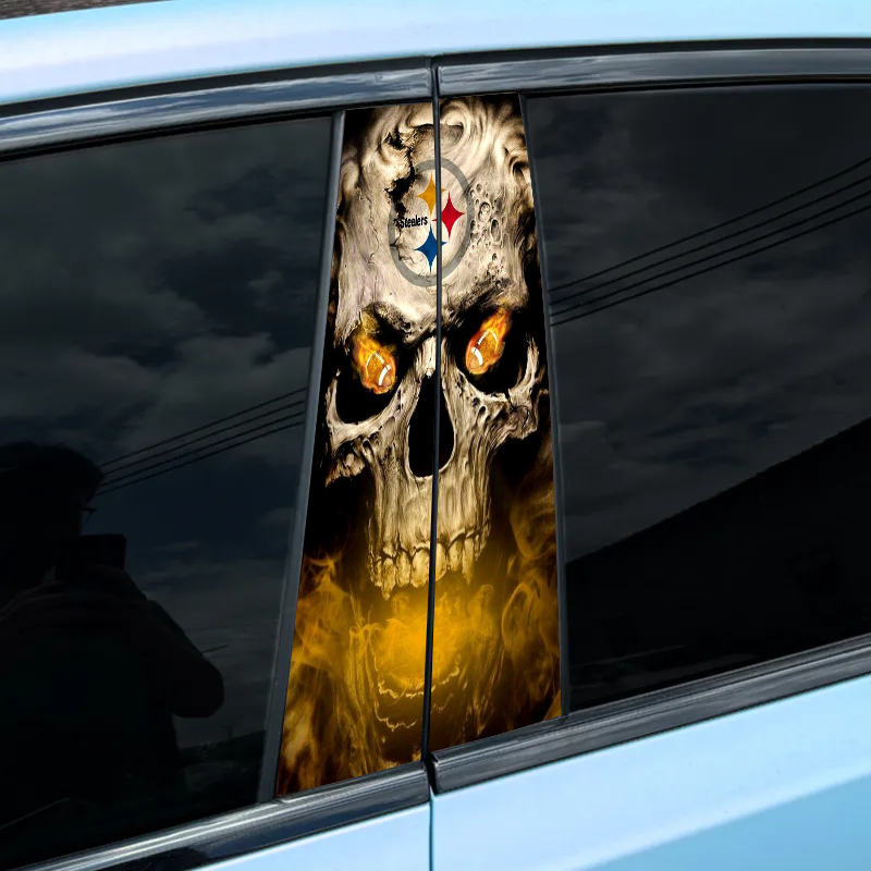 Autocollant pour montant central de voiture (2 pièces) - Steelers-XC126