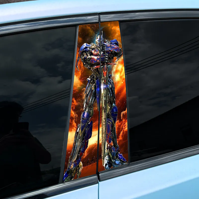 Autocollant pour montant central de voiture (2 pièces) - Transformers-XC134