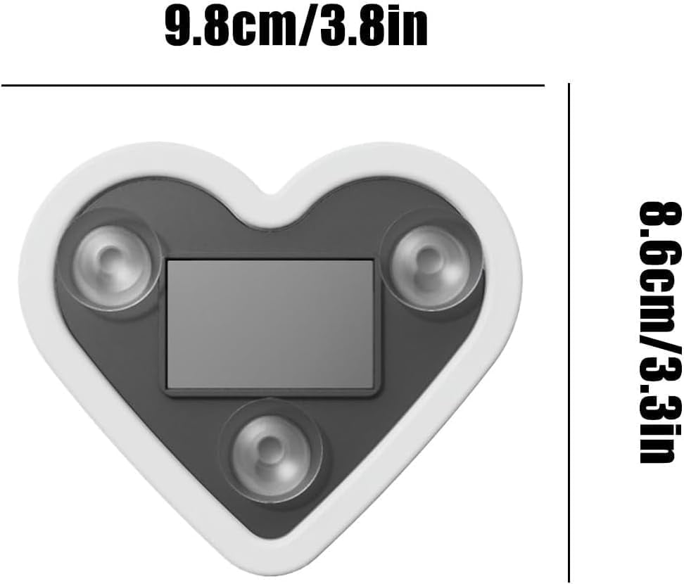 Solar Powered Wireless LED Heart Shape C-Pillar Neon Light