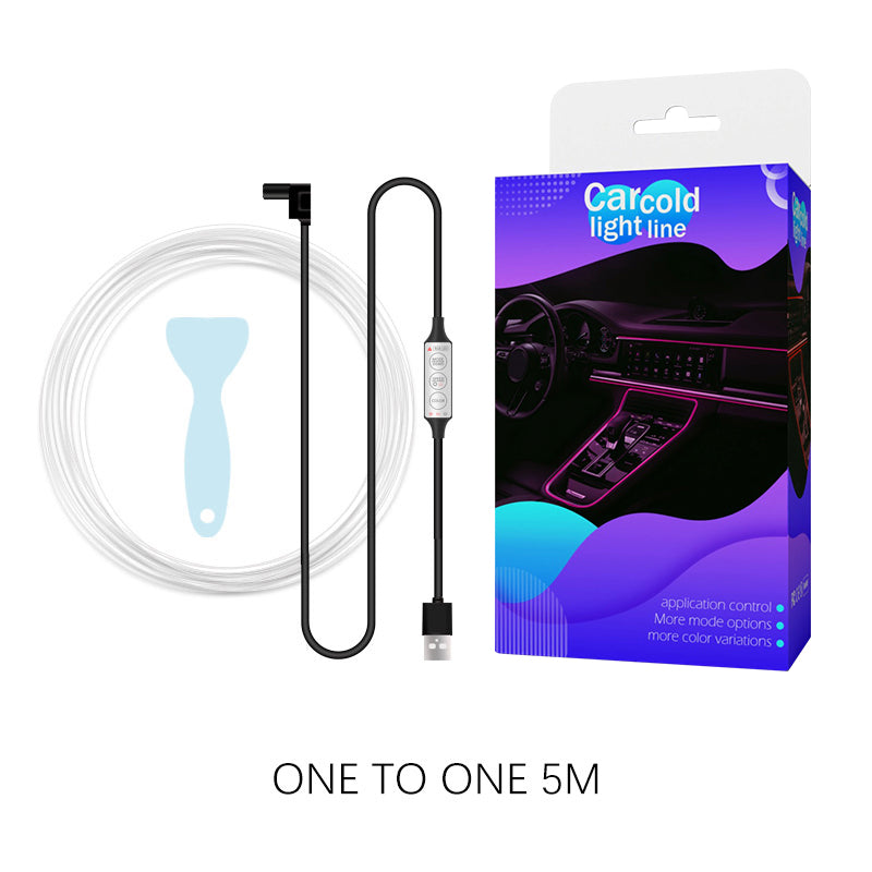 Colorful Car Decoration Fiber Line