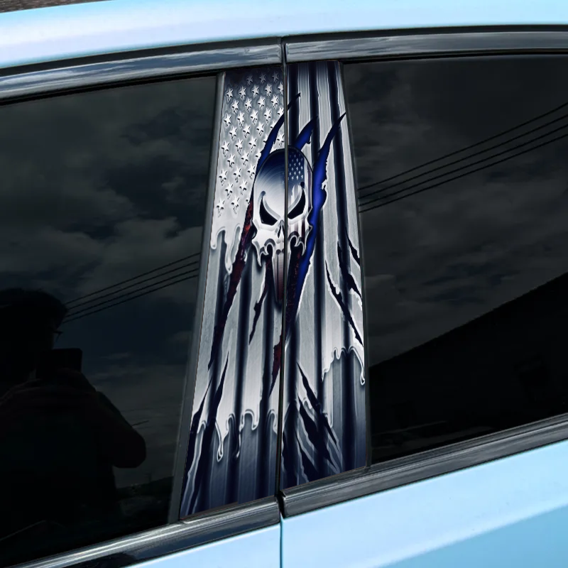 Autocollant pour montant central de voiture (2 pièces) - XC103