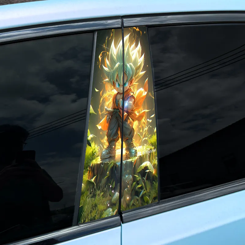 Autocollant pour montant central de voiture (2 pièces) - XC111