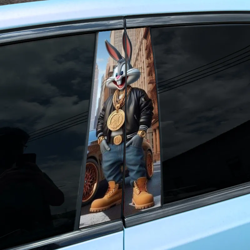 Autocollant pour montant central de voiture (2 pièces) - XC138