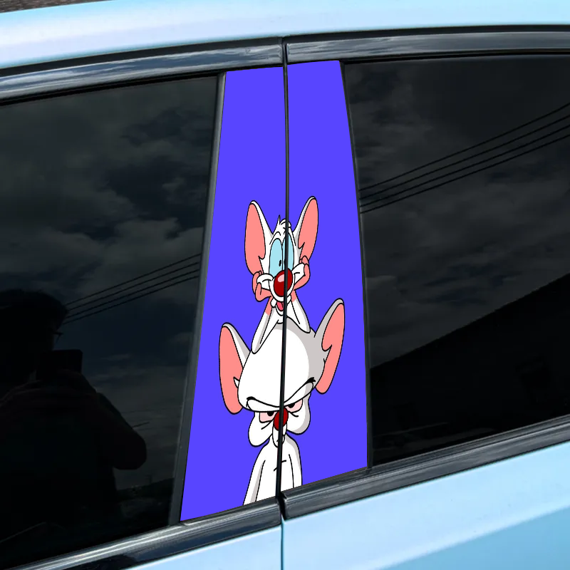 Autocollant pour montant central de voiture (2 pièces) - XC129