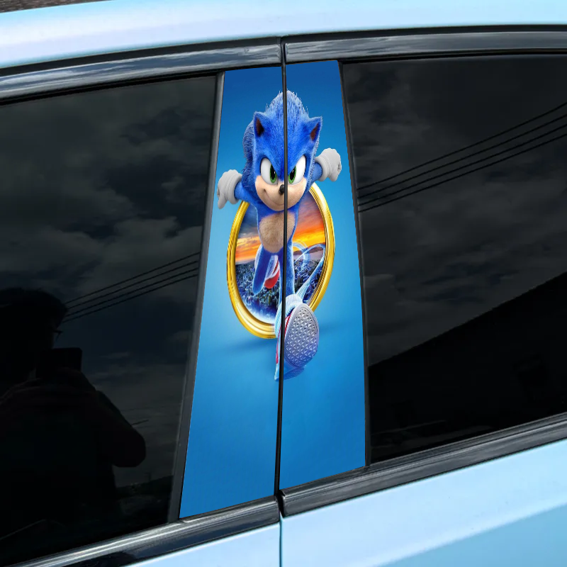 Autocollant pour montant central de voiture (2 pièces) - Sonic-XC124