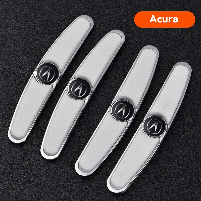 Car door metal anti-collision strip (4 pcs)