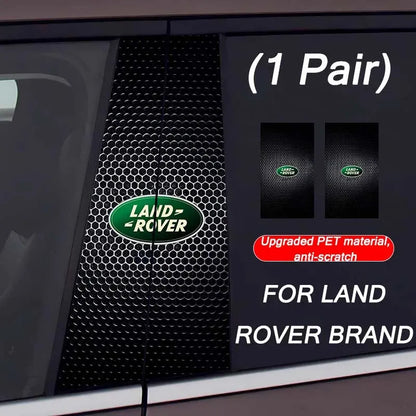 Autocollants pour colonne centrale de voiture (logo de voiture personnalisé) 25 x 50 cm