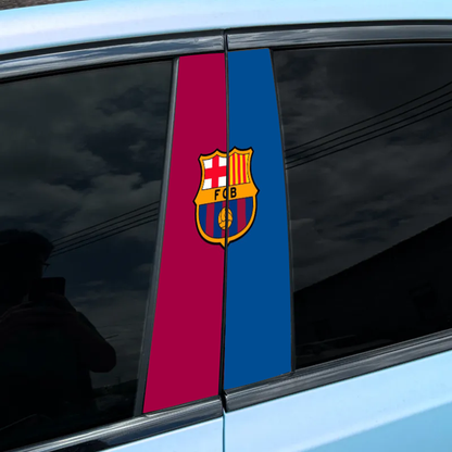 Lot de 2 autocollants de porte personnalisés de la série Football