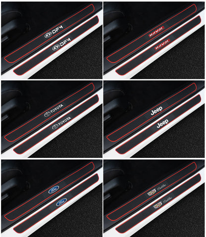 Auto-Einstiegsleisten aus Silikon (mit speziellem Autologo)