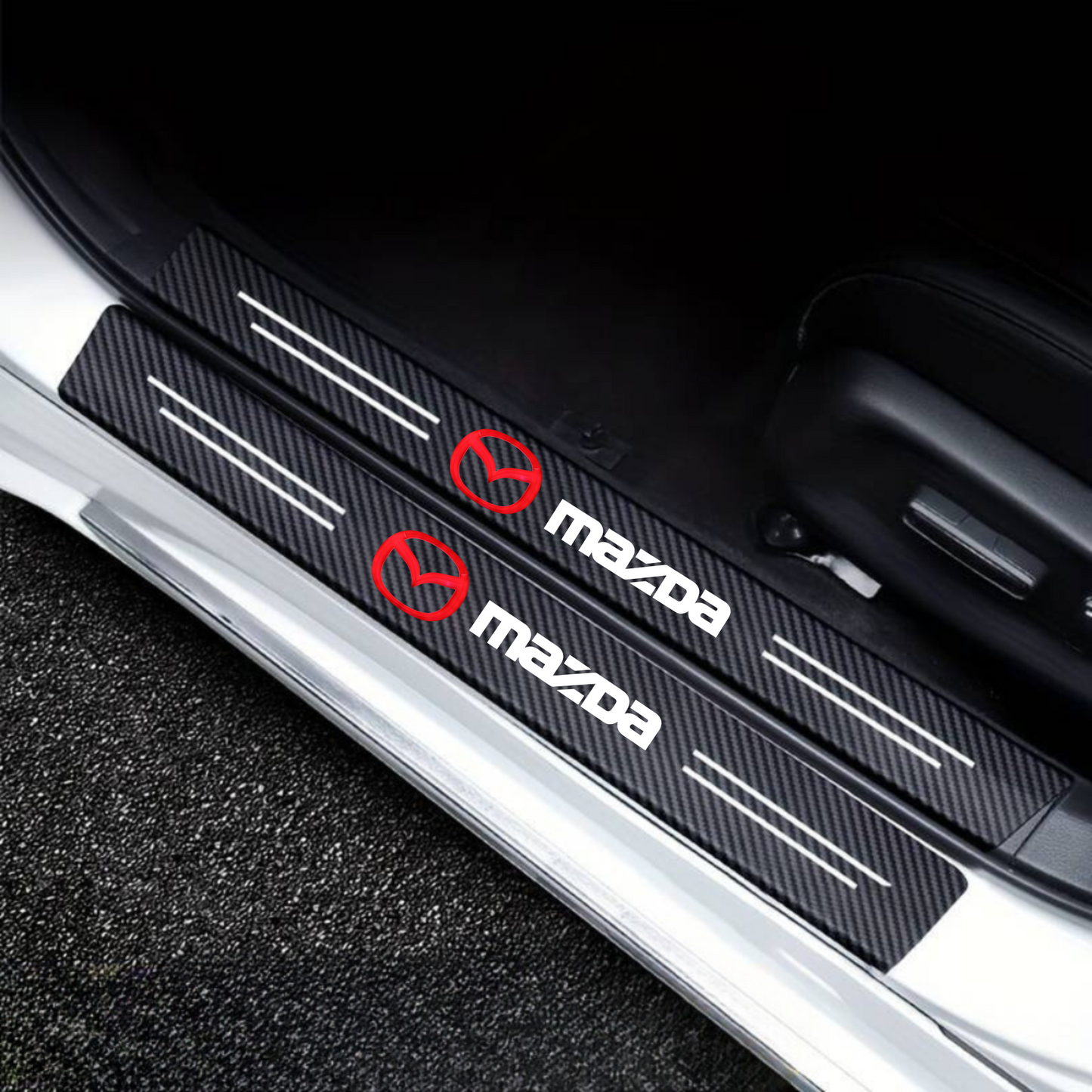 CarbonGrip PRO | Autocollants personnalisés pour seuils de porte 