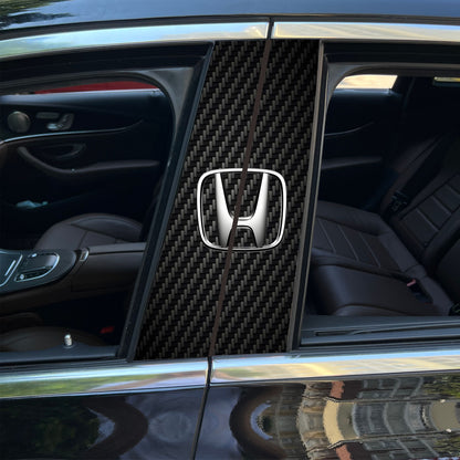 Autocollants pour colonne centrale de voiture (logo de voiture personnalisé) 25 x 50 cm