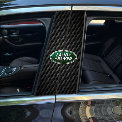 Autocollants pour colonne centrale de voiture (logo de voiture personnalisé) 25 x 50 cm