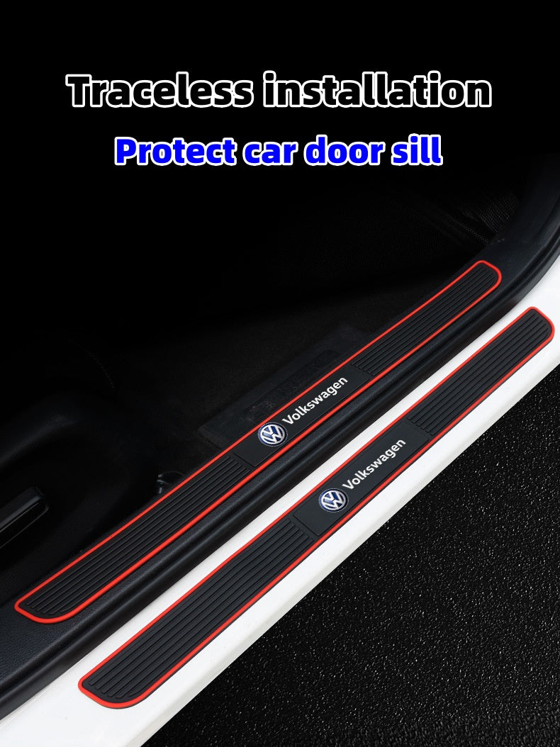 Auto-Einstiegsleisten aus Silikon (mit speziellem Autologo)