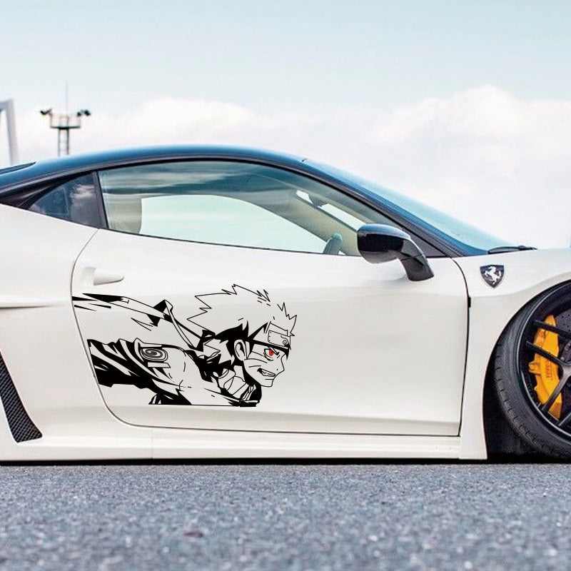 Autocollant de voiture Naruto modifié - 60 x 38 cm 