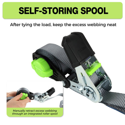 Self-Storing NeatStrap Ratchet Strap