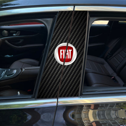 Autocollants pour colonne centrale de voiture (logo de voiture personnalisé) 25 x 50 cm