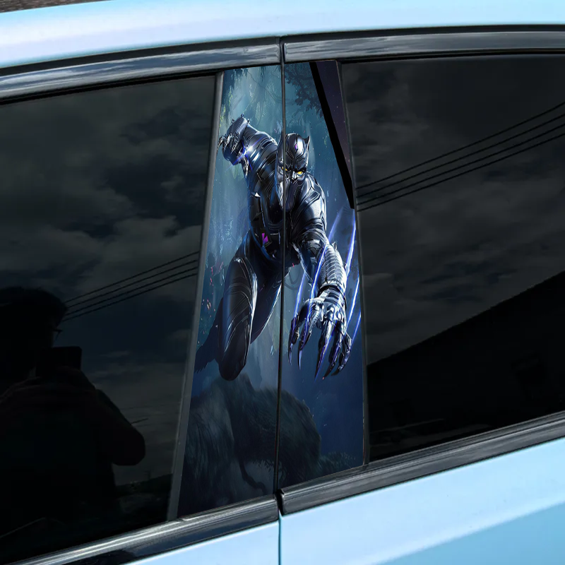 Autocollant pour montant central de voiture (2 pièces) - Black Panther-XC148