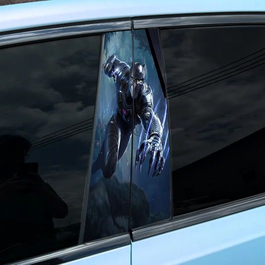 Autocollant pour montant central de voiture (2 pièces) - Black Panther-XC148