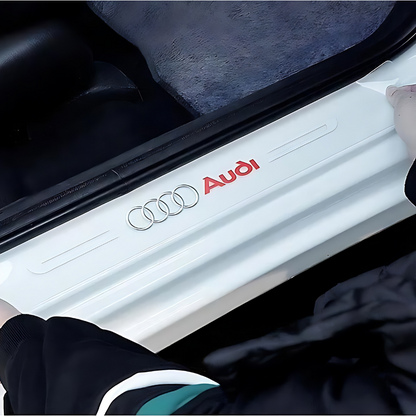 CarbonGrip PRO | Autocollants de seuil de porte personnalisés (édition blanche limitée)