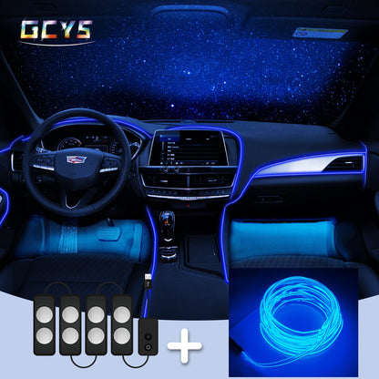 Car el neon wire + car seat warm light