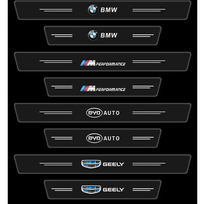 CarbonGrip PRO | Autocollants de seuil de porte personnalisés (édition blanche limitée)