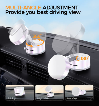 Magnetic Vacuum Suction Cup Car Mount
