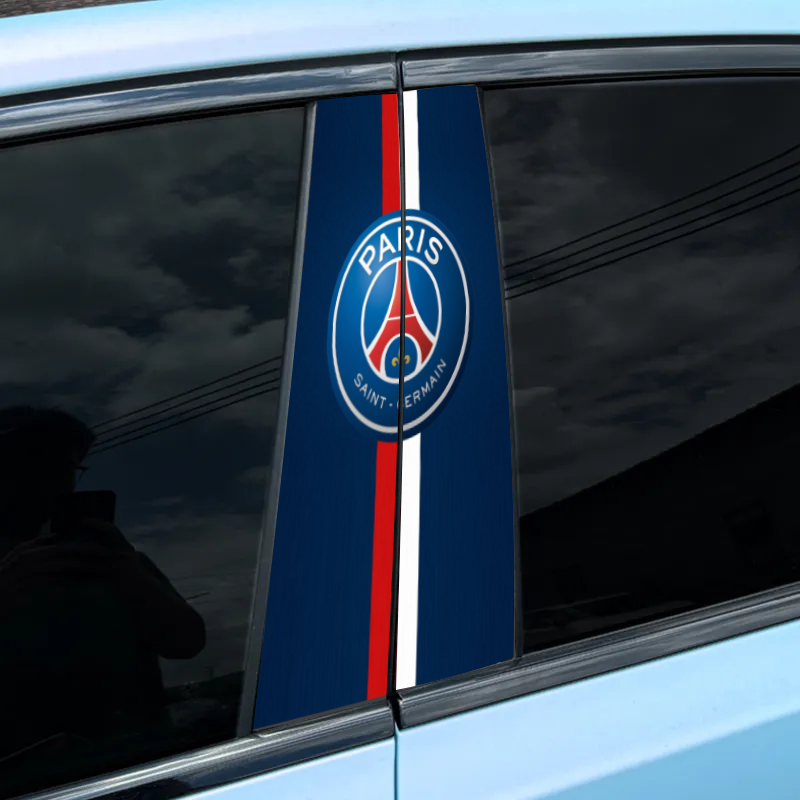 Lot de 2 autocollants de porte personnalisés de la série Football