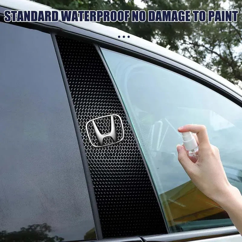 Autocollants pour colonne centrale de voiture (logo de voiture personnalisé) 25 x 50 cm