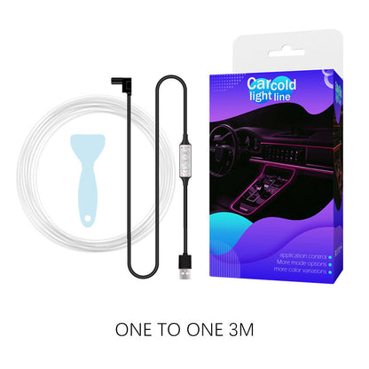 Colorful Car Decoration Fiber Line