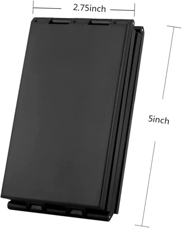 Miroir portable pliable à 4 faces 