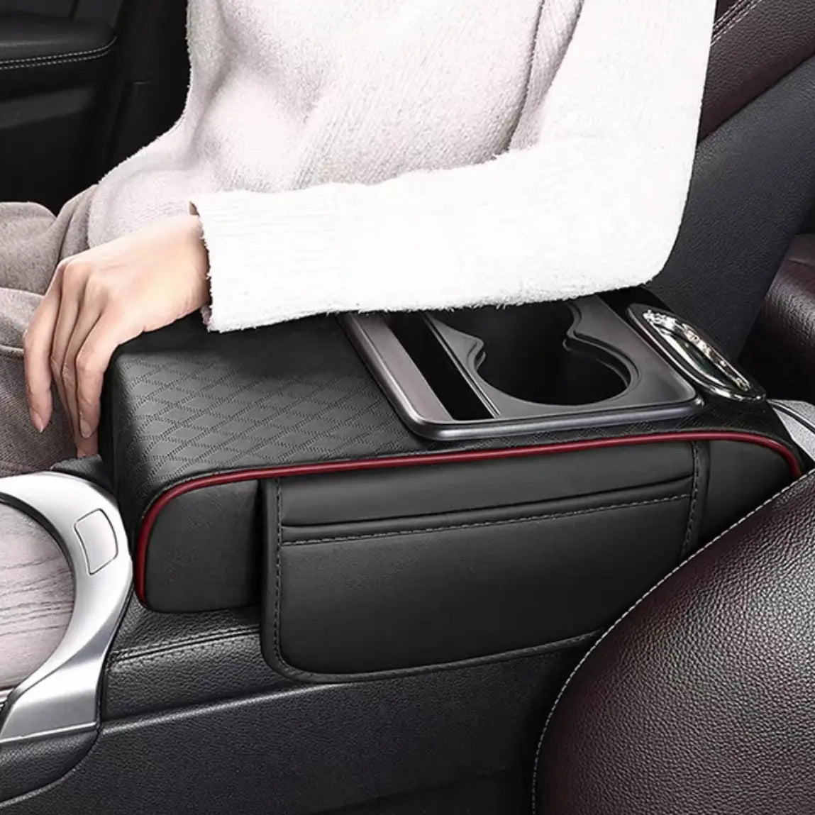 Integrated Pressurized Multifunctional Car Armrest Heightening Pad