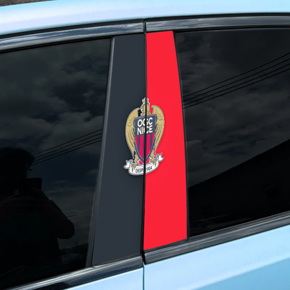 Lot de 2 autocollants de porte personnalisés de la série Football