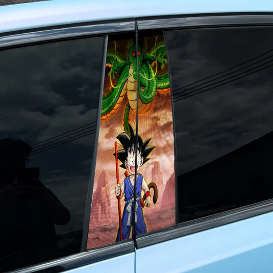 Autocollant pour pilier central de voiture (2 pièces) - Son Goku-XC133