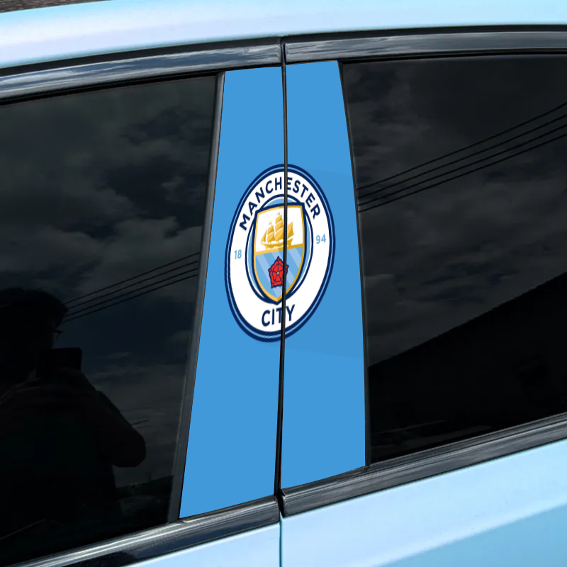 Lot de 2 autocollants de porte personnalisés de la série Football
