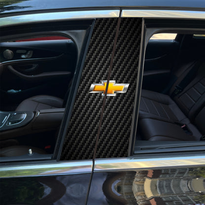 Autocollants pour colonne centrale de voiture (logo de voiture personnalisé) 25 x 50 cm