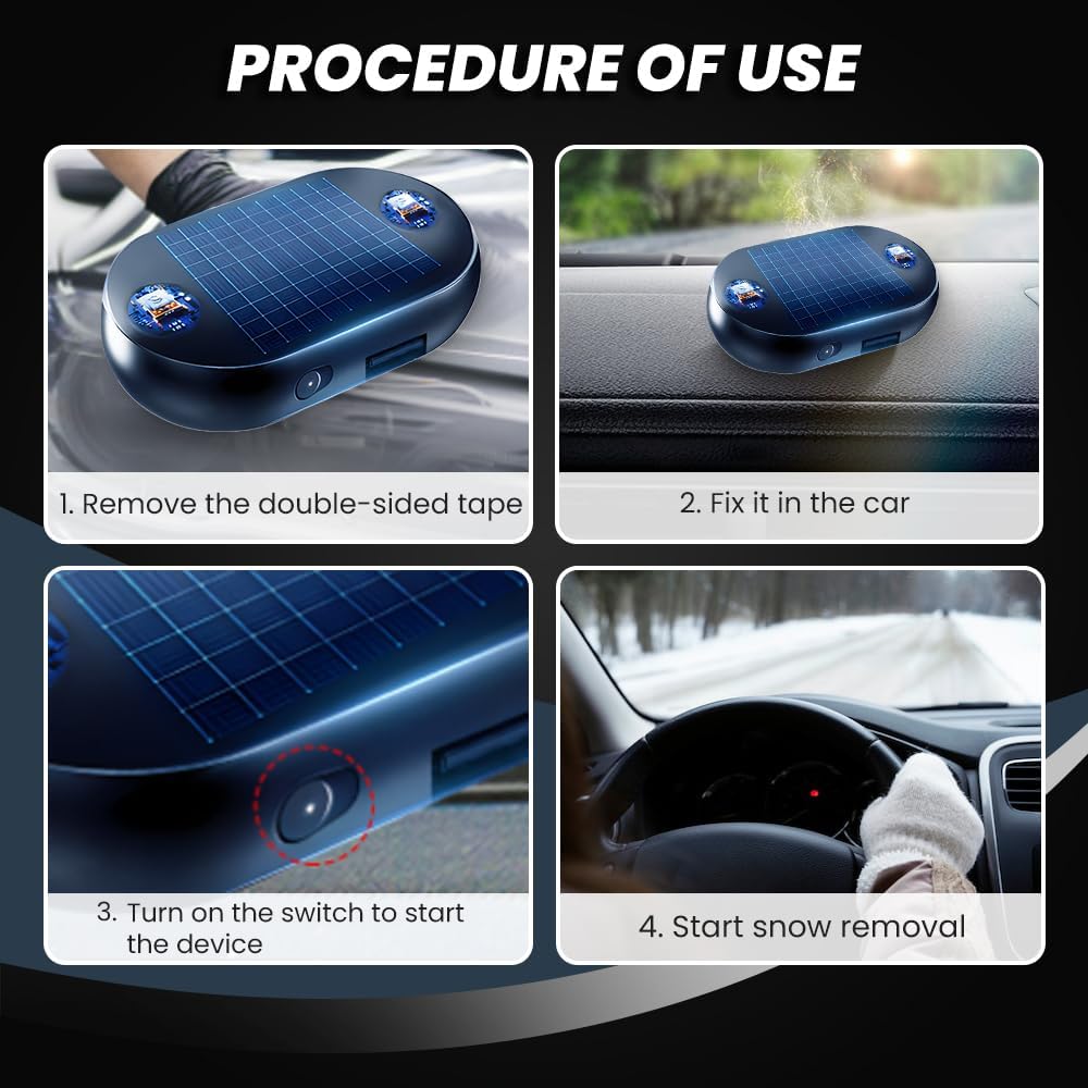 Automotive Electromagnetic Snow Removal Tool Car Defroster