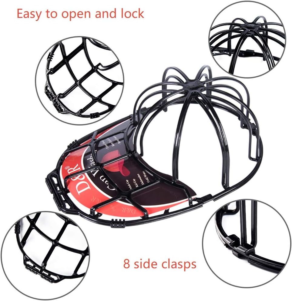 Support de cage de nettoyage pour casquette de baseball, pour machine à laver