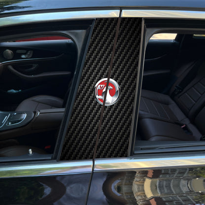 Autocollants pour colonne centrale de voiture (logo de voiture personnalisé) 25 x 50 cm