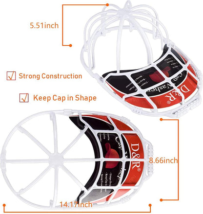 Support de cage de nettoyage pour casquette de baseball, pour machine à laver