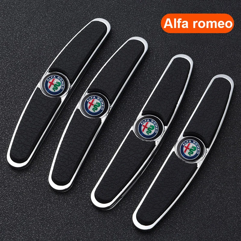 Car door metal anti-collision strip (4 pcs)
