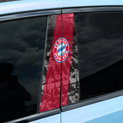 Lot de 2 autocollants de porte personnalisés de la série Football