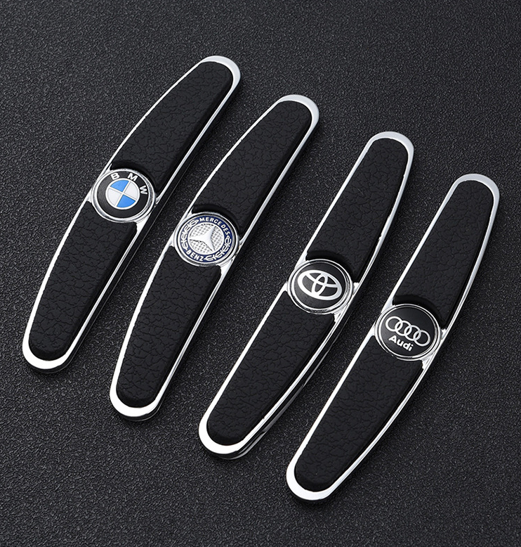 Car door metal anti-collision strip (4 pcs)