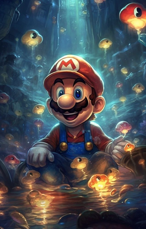 Autocollant pour montant central de voiture (2 pièces) - Mario-XC121