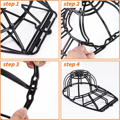 Support de cage de nettoyage pour casquette de baseball, pour machine à laver