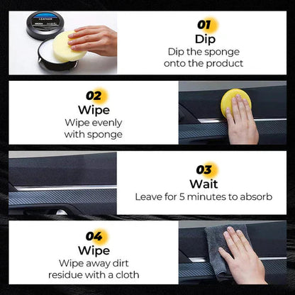 🔥Vente chaude 50% de réduction🔥Crème nettoyante et d'entretien Leader et pâte nettoyante pour l'entretien du cuir 