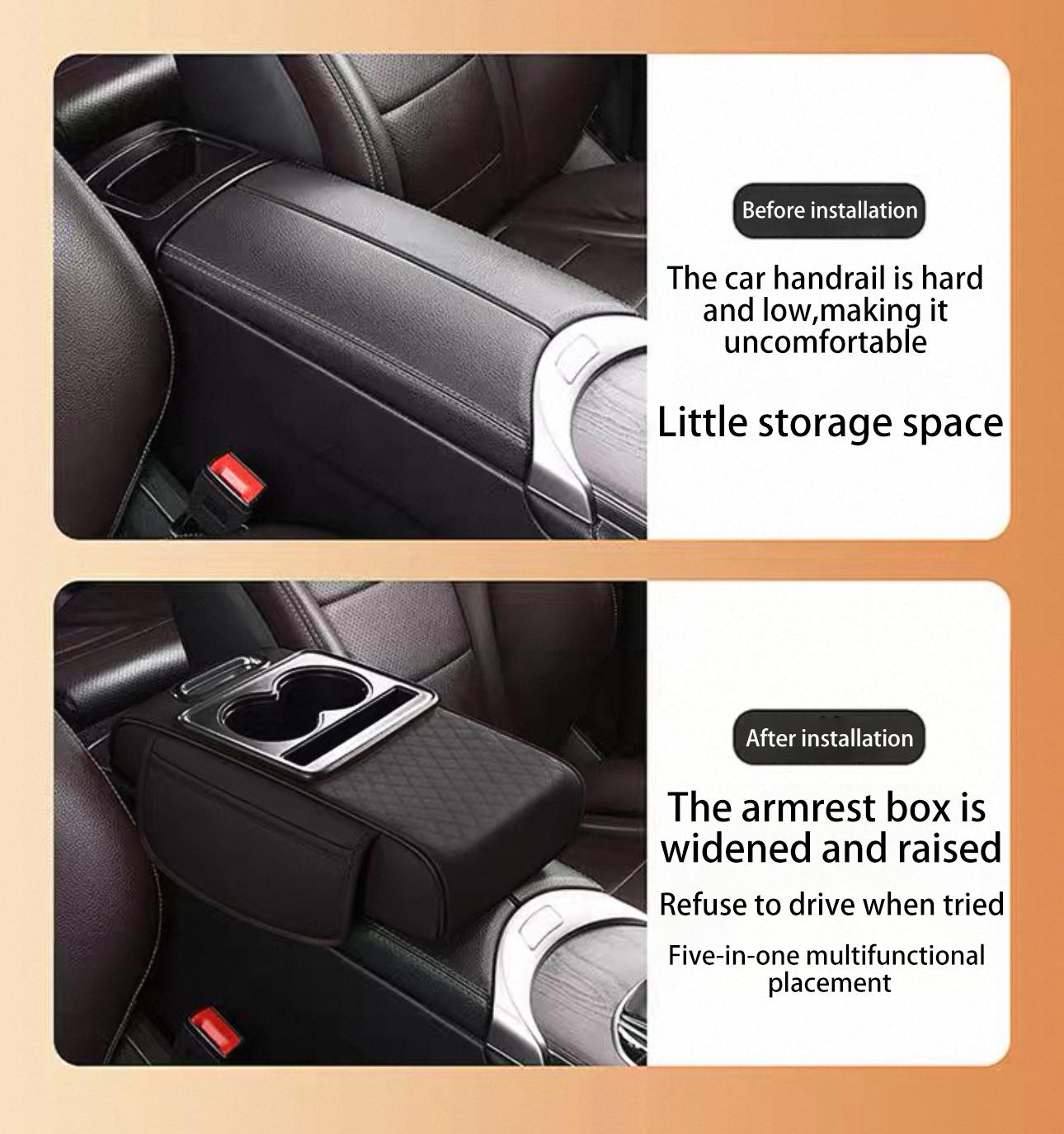 Integrated Pressurized Multifunctional Car Armrest Heightening Pad