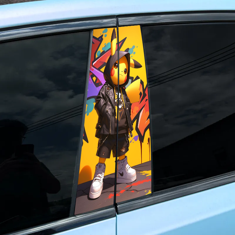 Autocollant pour montant central de voiture (2 pièces) - XC120