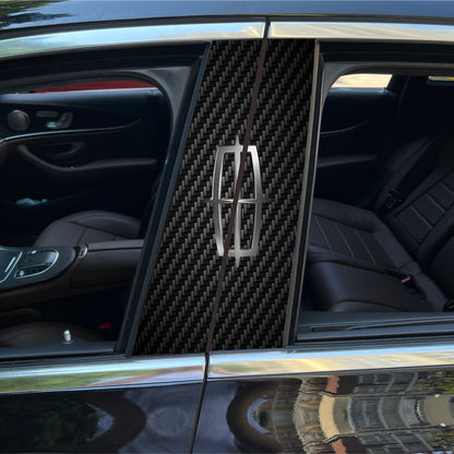 Autocollants pour colonne centrale de voiture (logo de voiture personnalisé) 25 x 50 cm