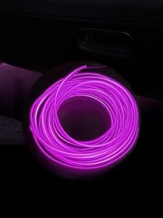 Car interior cool light usb Ice Blue El Wire Auto Atmosphere Decorative Lamp Flexible Neon Light DIY