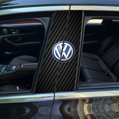 Autocollants pour colonne centrale de voiture (logo de voiture personnalisé) 25 x 50 cm